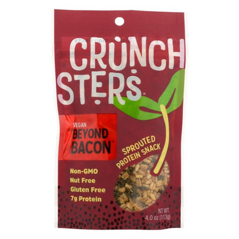 Crunchsters, Sprouted Protein Snack Beyond Bacon, 4 Oz (Case Of 6)