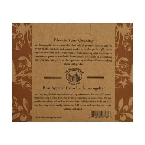 La Tourangelle, French Infused Trio Artisan Oils, 8.45 Oz X 3 Count (Case Of 12)