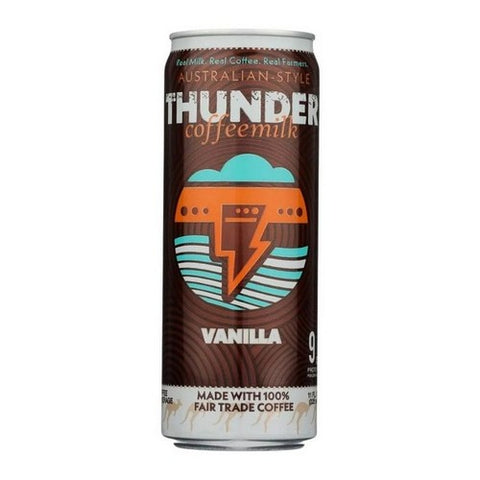 Thunder Coffeemilk, Ready To Drink Vanilla Cold Brew Coffee, 11 Oz (Case Of 12)