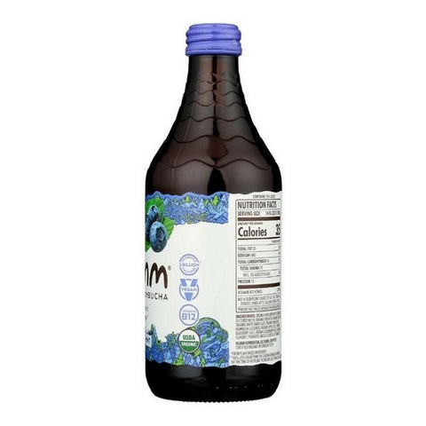 Humm Kombucha, Organic Blueberry Mint Kombucha, 14 Oz (Case Of 12)