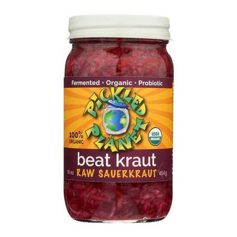Pickled Planet, Beat Kraut Sauerkraut, 16 Oz (Case Of 6)