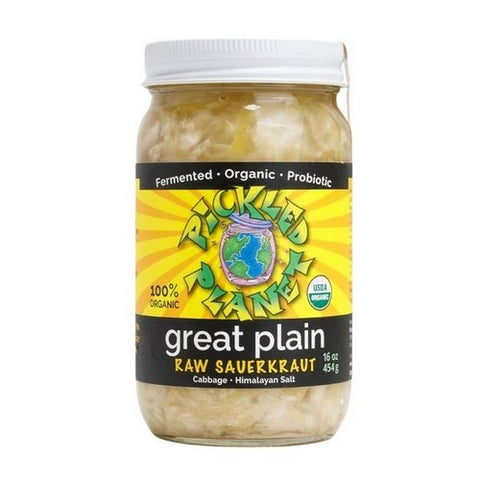 Pickled Planet, Organic Great Plain Raw Sauerkraut, 16 Oz (Case Of 6)