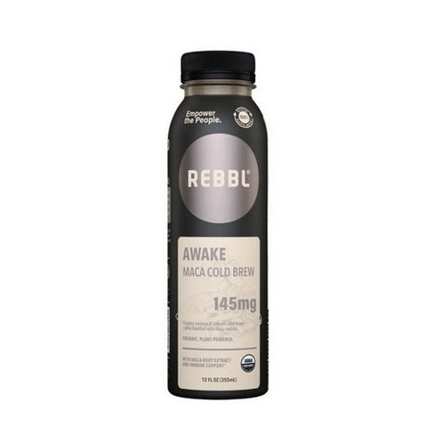 Rebbl, Organic Super Herb Elixir Maca Cold Brew Coffee, 12 Oz (Case Of 12)