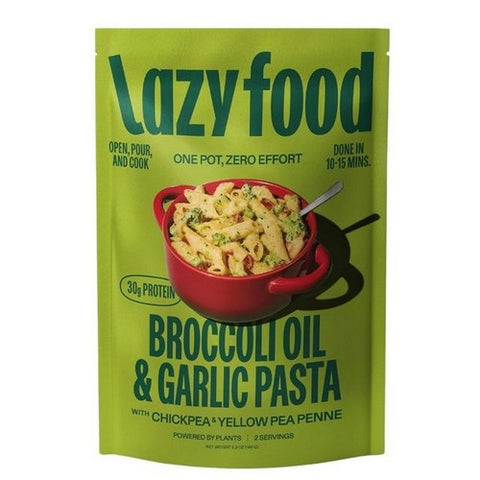Lazy Food, Pasta Broccoli Garlic And Oil, 5.2 Oz (Case Of 12)