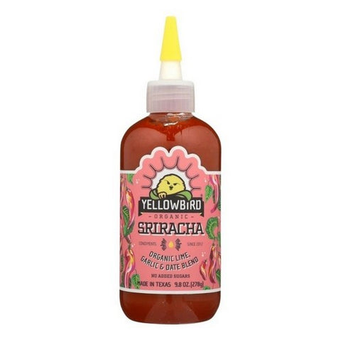 Yellowbird, Organic Sriracha Condiment Sauce, 9.8 Oz (Case Of 6)