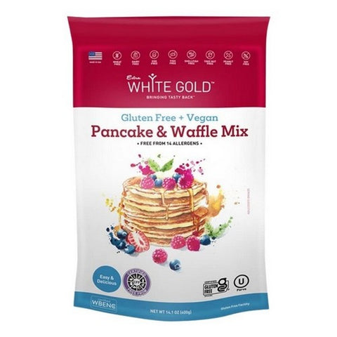 Extra White Gold, Pancake And Waffle Mix, 14.1 Oz (Case Of 6)