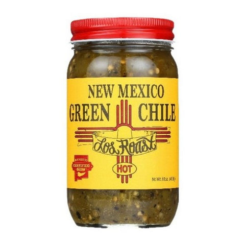 Los Roast, New Mexico Green Hot Chiles, 16 Oz (Case Of 6)