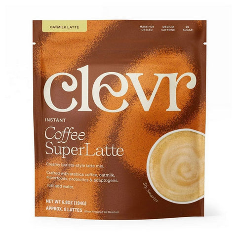 Clevr, Instant Superlatte Coffee, 6.8 Oz (Case Of 6)