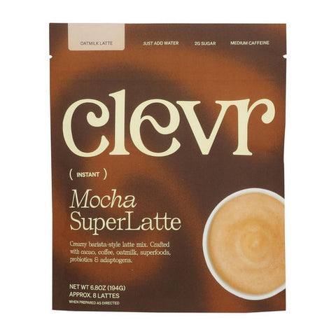 Clevr, Instant Superlatte Mocha, 6.8 Oz (Case Of 6)