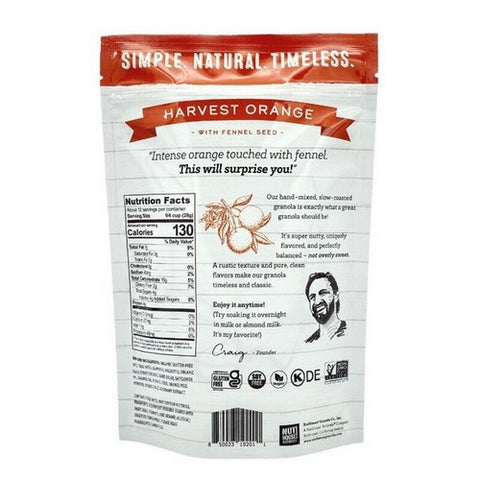 Nuthouse Granola, Granola Harvest Orange, 12 Oz (Case Of 6)