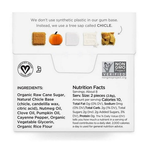 Simplygum, Natural Gum Pumpkin Spice, 15 Count (Case Of 6)