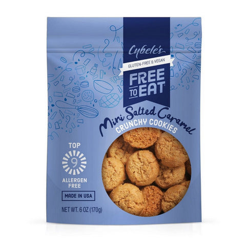 Cybeles, Salted Caramel Mini Cookies, 6 Oz (Case Of 6)