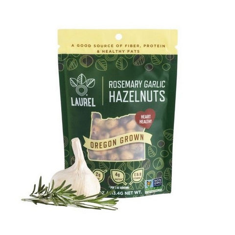 Laurel Foods, Rosemary Garlic Hazelnuts, 4 Oz (Case Of 6)