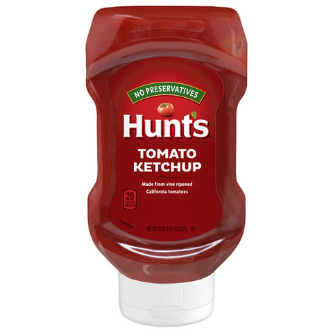 Hunt's, Tomato Ketchup Squeeze Bottle, 20 Oz (Case Of 12)