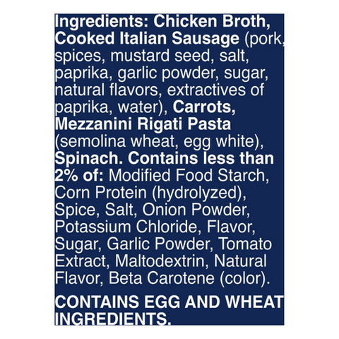 Progresso, Spicy Italian Style Wedding Soup With Italian Sausage Medium, 18 Oz (Case Of 12)