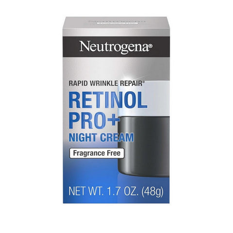 Neutrogena, Rapid Wrinkle Repair Retinol Pro Plus Night Cream, 1.7 Oz (Case Of 3)