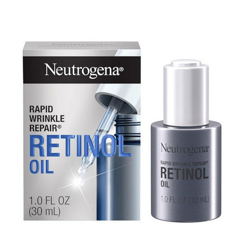 Neutrogena, Rapid Wrinkle Repair Retinol Oil Facial Serum, 1 Oz (Case Of 3)