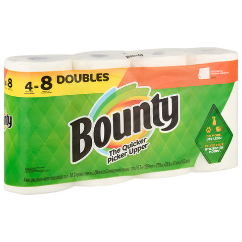 Bounty, The Quicker Picker Upper Full Sheet Paper Towels, 199 Square Feets (Case Of 6)