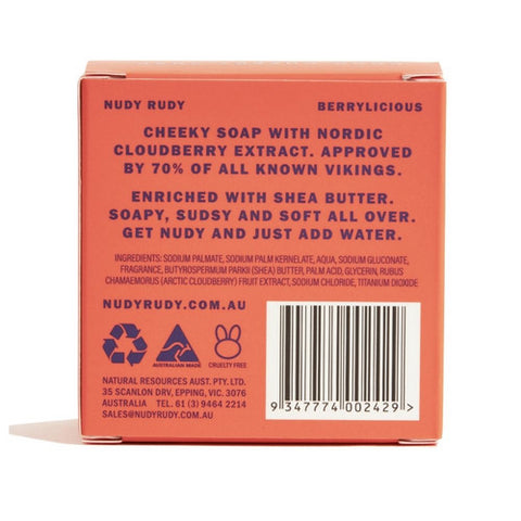 Nudy Rudy, Berrylicious Soap Bar, 4.2 Oz