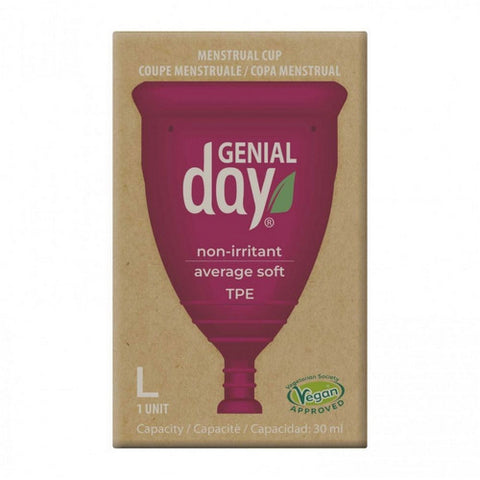 Genial Day, Menstrual Cup Large 30 MM, 1 Count