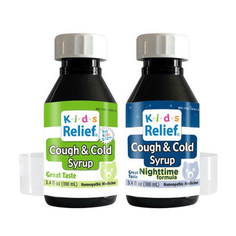 Homeolab, Kids Relief Cough And Cold Day Night Combo, 2 Count