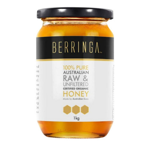 Berringa, 100% Pure Raw And Unfiltered Eucalyptus Honey, 1 Kg