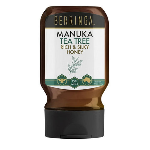 Berringa, Australian Tea Tree Manuka Honey MGO 150 Squeeze, 400 Grams