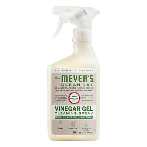 Mrs. Meyers Clean Day, Apple Blossom Vinegar Gel Cleaning Spray, 16 Oz