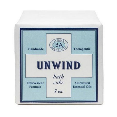 Baudelaire, Unwind Bath Effervescent Cube, 7 Oz