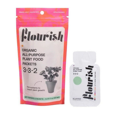Organic All-Purpose Plant Food 5 Packets by Flourish Plant