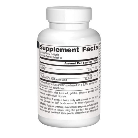 Source Naturals, Hyaluronic Acid, 70 MG, 30 Softgel