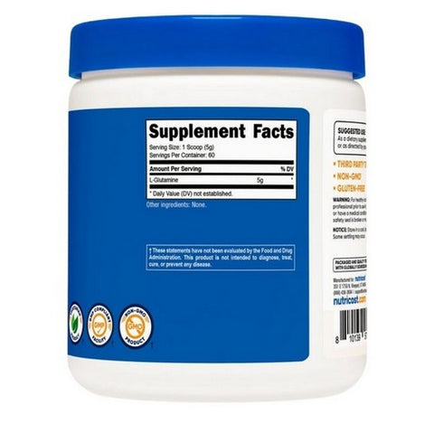 Nutricost, L-Glutamine Unflavoured, 300 Grams