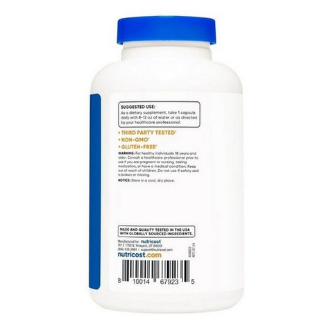 Nutricost, Ginkgo Biloba Capsules, 120 Mg, 240 Count