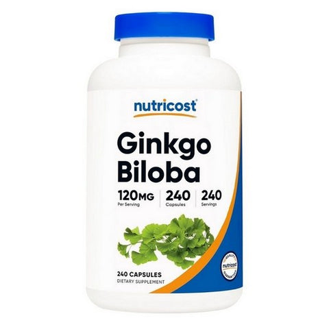 Nutricost, Ginkgo Biloba Capsules, 120 Mg, 240 Count