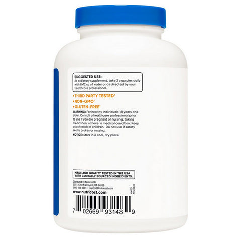 Nutricost, Fenugreek Seed, 675 Mg, 240 Caps