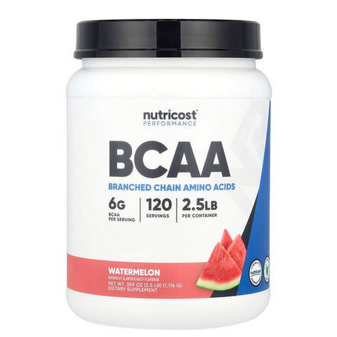 Nutricost, BCAA Powder Watermelon, 120 Servings