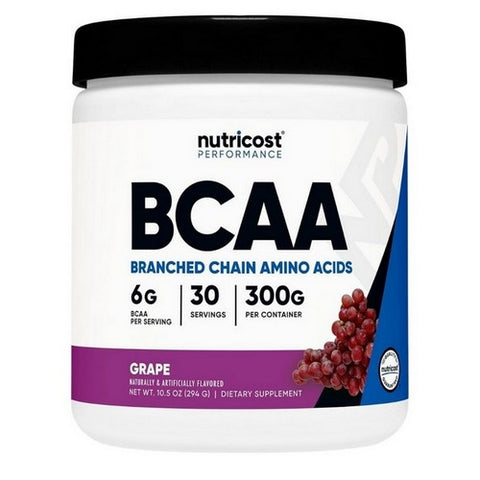 Nutricost, BCAA Powder Grape, 30 Serving