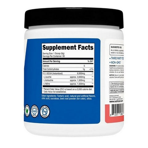 Nutricost, BCAA Powder Watermelon, 30 Serving