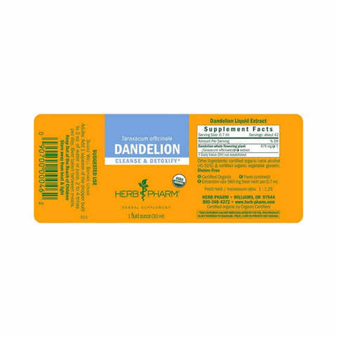 Herb Pharm, Dandelion Extract, 1 Oz