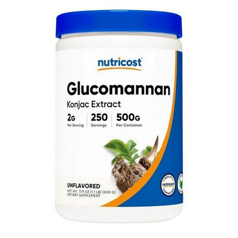 Nutricost, Glucomannan Powder, 500 Grams