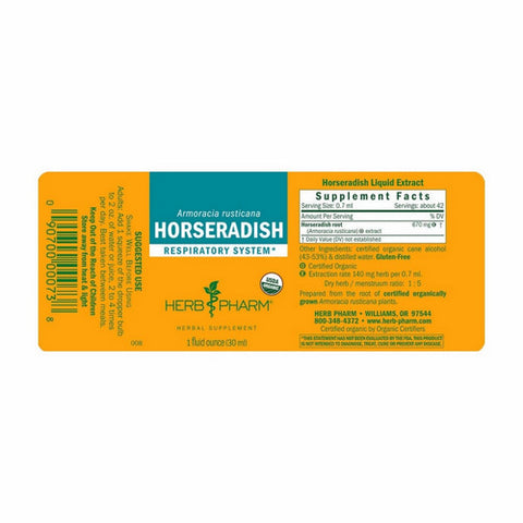 Herb Pharm, Horseradish Extract, 1 Oz