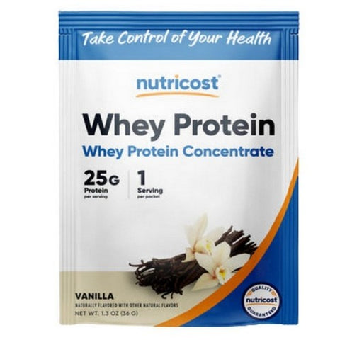 Nutricost, Whey Protein Concentrate Vanilla, 1 Serving