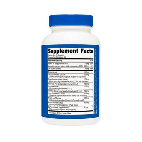 Nutricost, Testosterone Complex Capsules, 1800 Mg, 90 Count