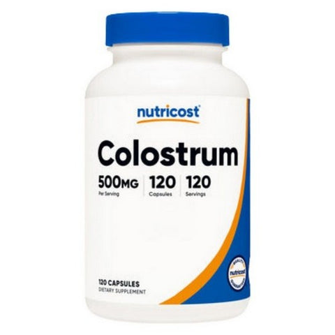 Nutricost, Colostrum Capsules, 500 Mg, 120 Count