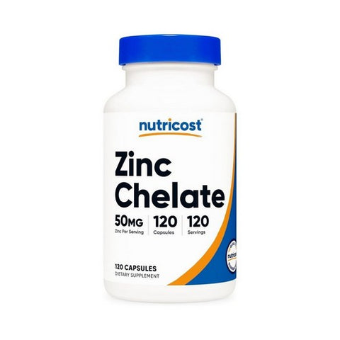 Nutricost, Zinc Chelate, 50 Mg, 120 Caps