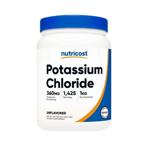 Nutricost, Potassium Chloride Powder, 1 Kg