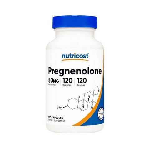 Nutricost, Pregnenolone Capsules, 50 Mg, 120 Count