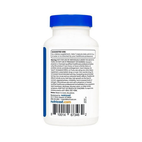 Nutricost, Pregnenolone Capsules, 10 Mg, 120 Count