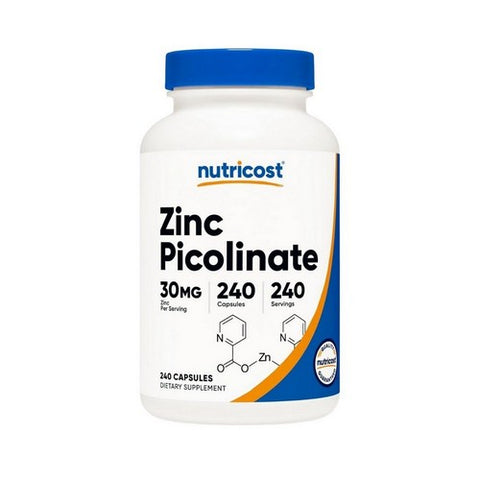 Nutricost, Zinc Picolinate, 30 Mg, 240 Caps