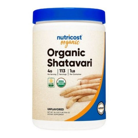 Nutricost, Organic Shatavari Powder, 1 Lb